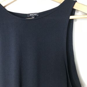Michi Sz S Black Asymmetrical Tunic
